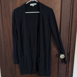 Boden Dark Blue Navy Long Sleeve Button Front Cardigan Size 8
